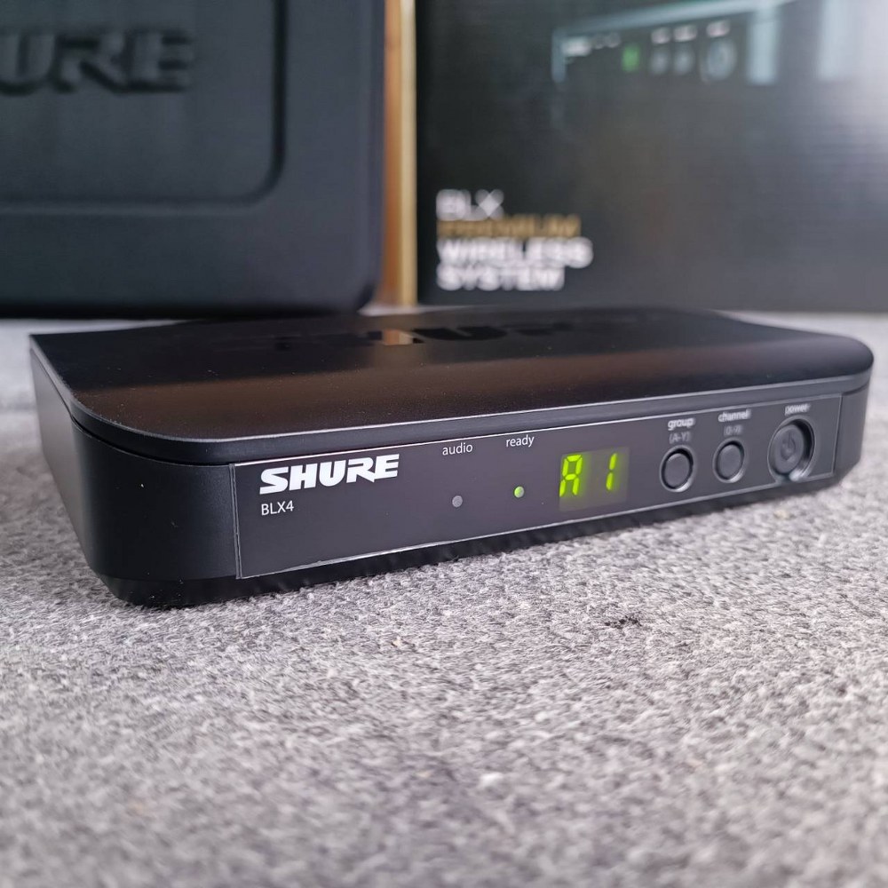 SHURE BLX24TH/SM58-M19ไมค์ลอย ไมโครโฟนไร้สาย มือถือเดี่ยว Microphone ชัวร์ BLX24TH/SM58 M19 BLX24TH/SM58M19 เอไอ-ไพศาล+++