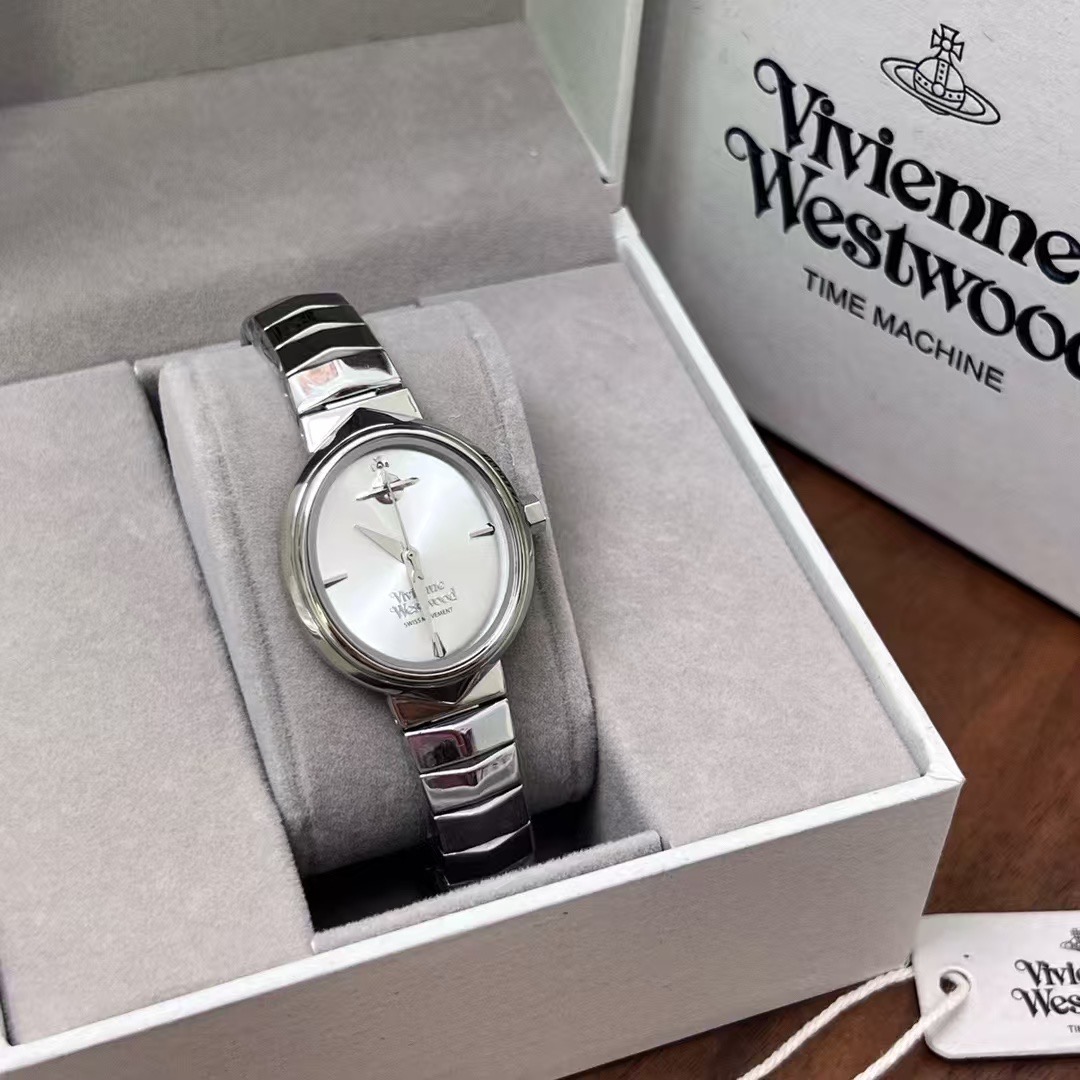 **any** นาฬิกาข้อมือ Vivienne Armour Silver 28mm Ladies Watch ของใหม่ แท้พร้อมแพ็คเกจ