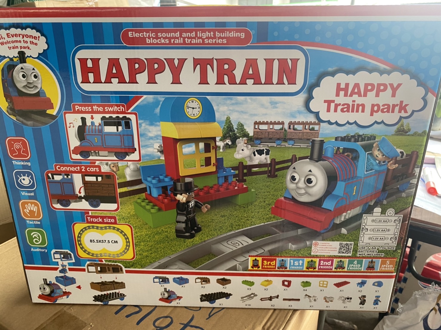 539 ของเล่นเด็กรางรถไฟโทมัส โธมัสพร้อมราง THOMAS ปลีก กล่องละ