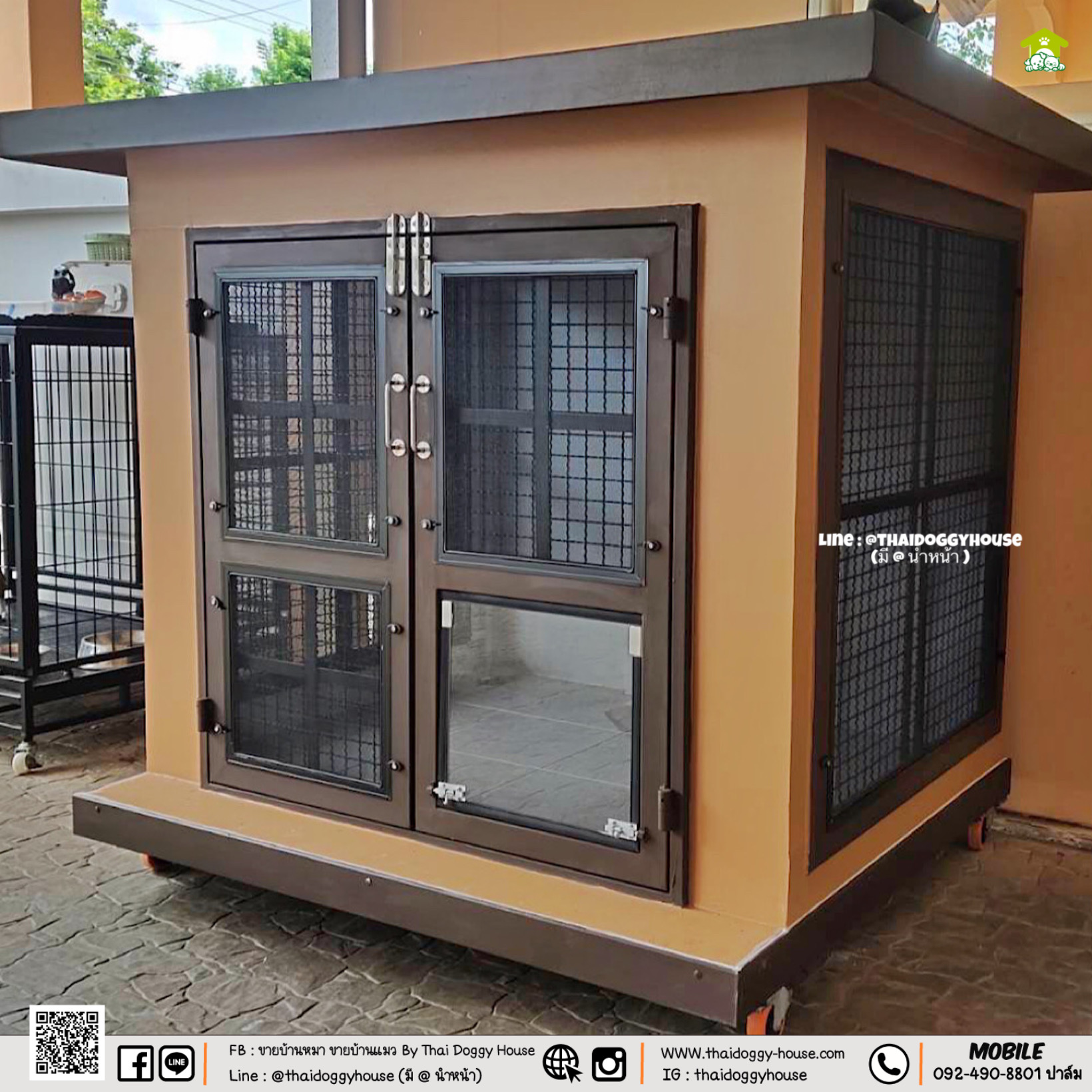 บ้านหมา บ้านแมว " 𝐁𝐎𝐗 𝐒𝐓𝐘𝐋𝐄 𝐁𝐘 𝐓𝐇𝐀𝐈 𝐃𝐎𝐆𝐆𝐘 𝐇𝐎𝐔𝐒𝐄 " &#x