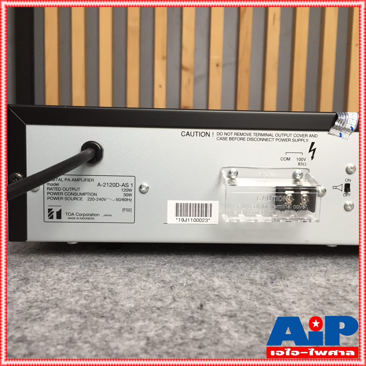 TOA A-2120D-AS แอมป์ เครื่องขยานเสียง A 2120D AS AMP amp แอมป์ แอมป์TOA เครื่องเสียง เอไอ-ไพศาล
