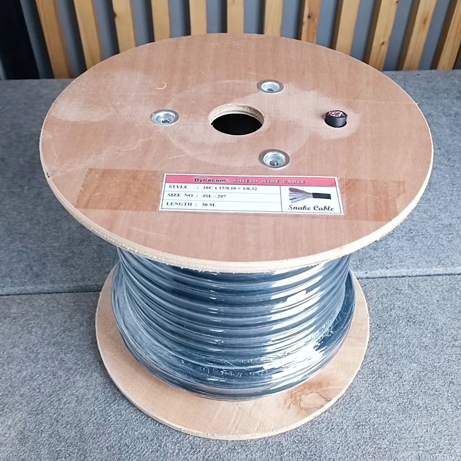 ขด30เมตร DYNACOM JSL-207 สายมัลติคอร์ 16คอร์ สายสัญญาณเสียง สาย16คอร์ JSL207 JSL 207 Multicore Cable เอไอ-ไพศาล