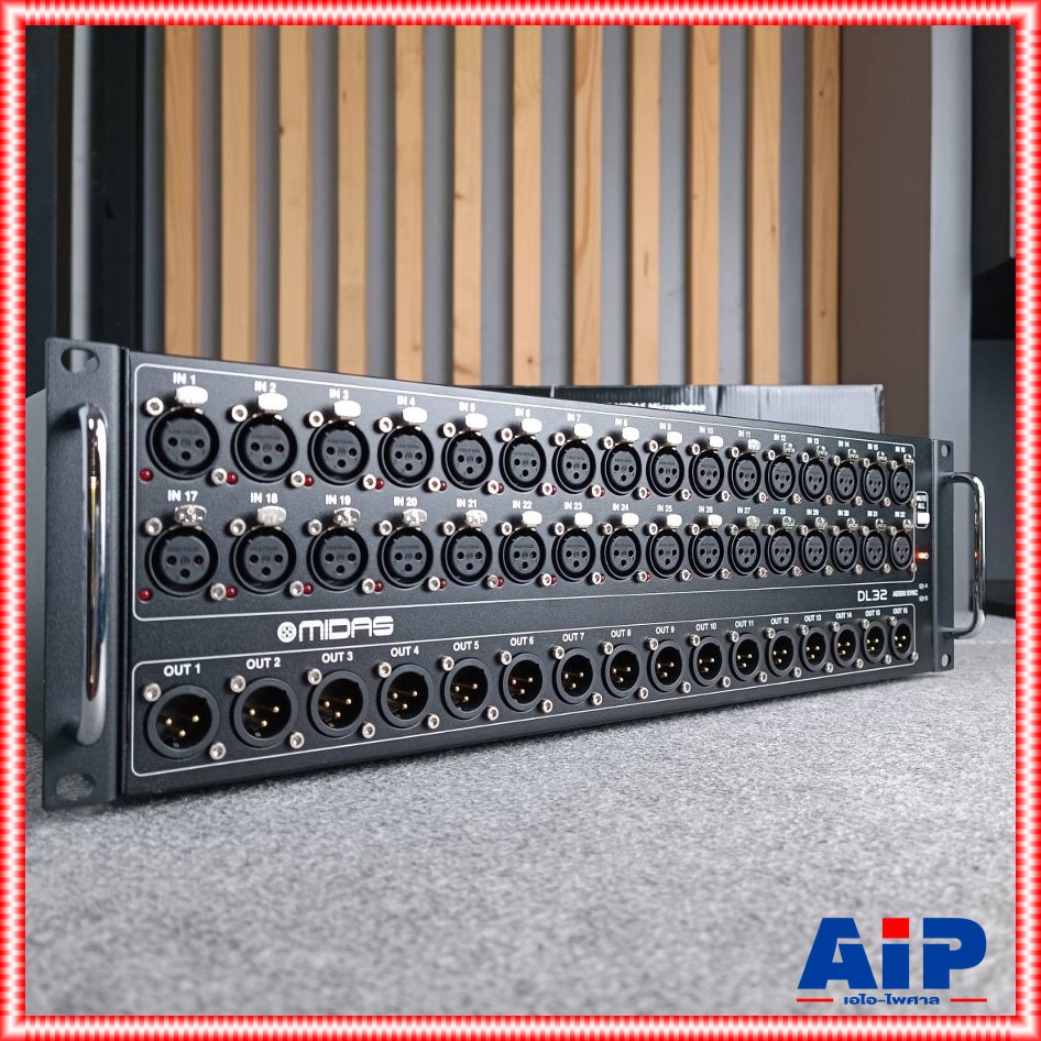 MIDAS DL32 STAGE BOX สเตจบ๊อกซ์ 32 Input 16 Output 32 Mic +++ DL 32 DL-32 เอไอ-ไพศาล