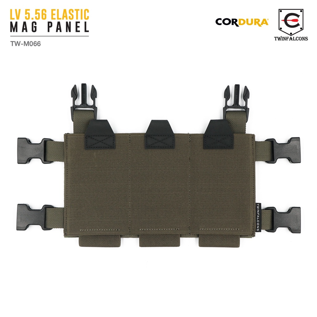 ซองแม็กกาซิน LV 5.56 Elastic Mag Panel ( Twinfalcons ) [ TW-M066 ]