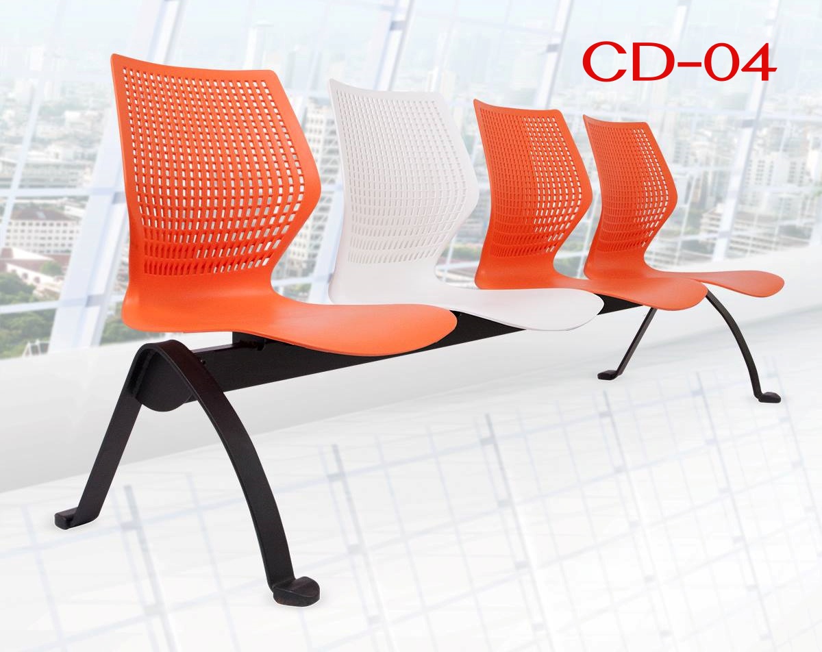 เก้าอี้ Lobby, เก้าอี้แถว, เก้าอี้แถวพลาสติก รุ่น Caddy 4 ที่นั่ง Taiyo รุ่น CD-04