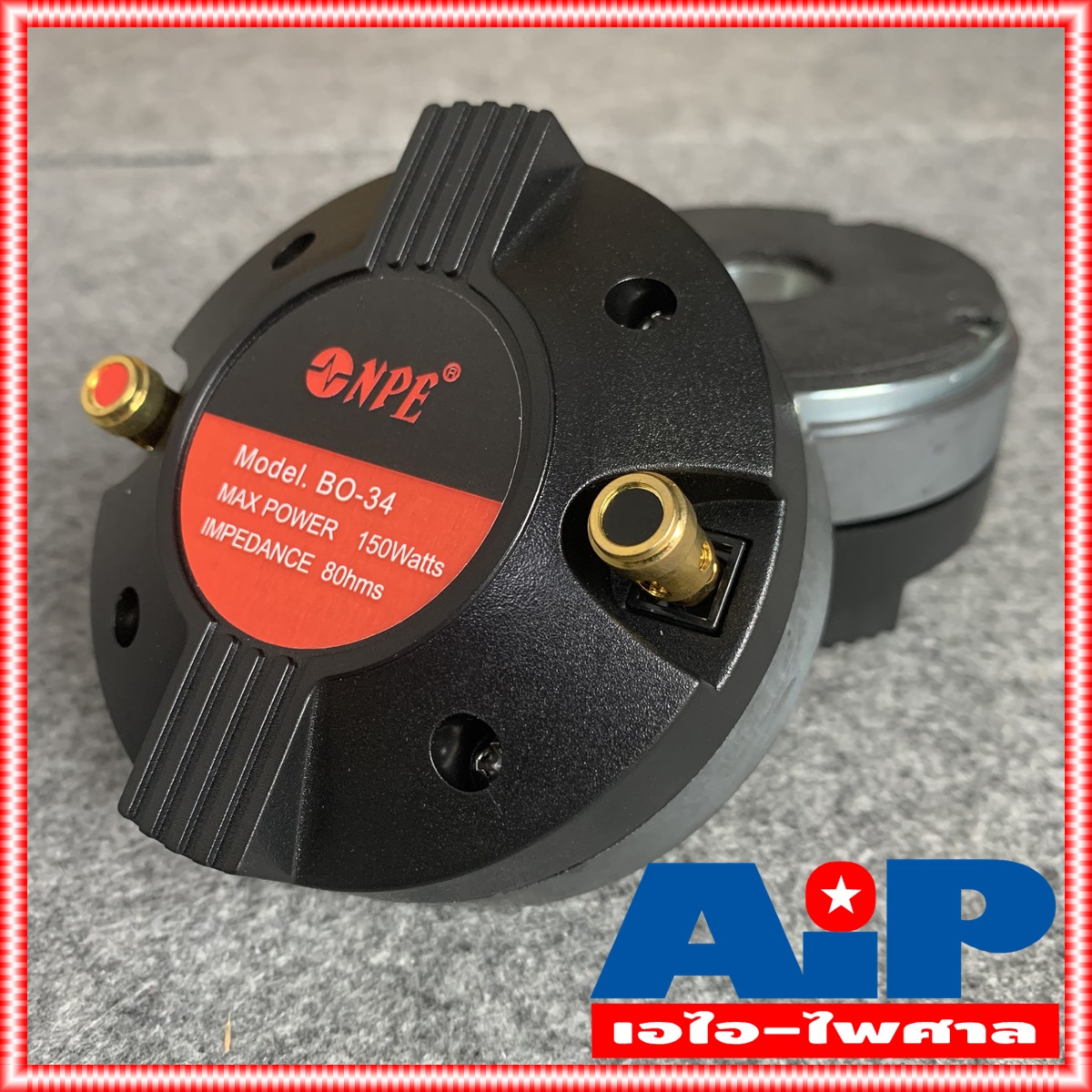 1ดอก NPE BO-34 BOLT แบบยึดน๊อต DRIVER 34mm แป้น ยูนิตฮอร์น DRIVER UNIT ยูนิตเสียงแหลม BO34 ไดร์เวอร์แบบเกลียว BO 34 เอไอ-ไพศาล