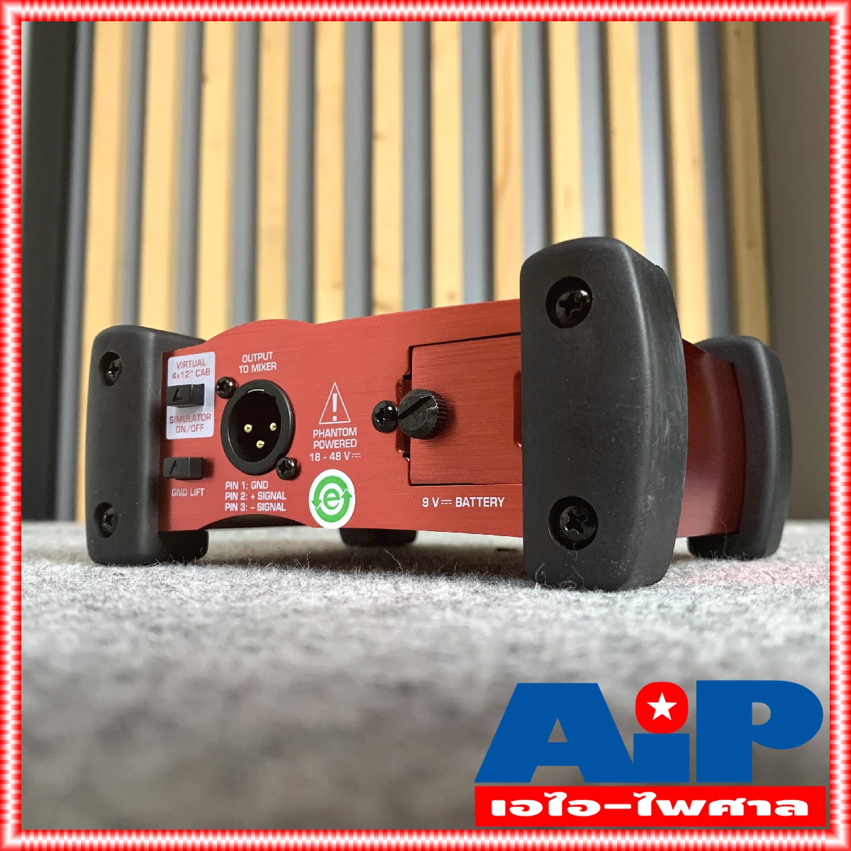 BEHRINGER GI100 ULTRA-G Direct Box กล่องกรองเสียง กล่องป้องกันเสียงรบกวน ตัวกรองเสียง กล่องDI GI 100 GI-100 ไดเร็คบ็อก +++