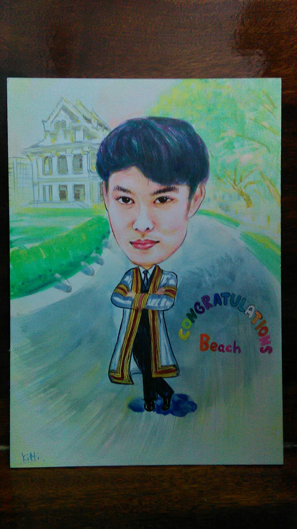 ภาพล้อ งานรับปริญญา