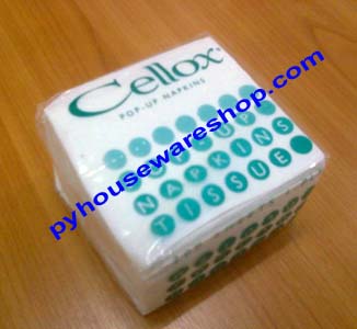 กระดาษชำระเช็คปาก cellox ทิชชู่ Pop-up cellox กระดาษชำระแบบแผ่นเติม