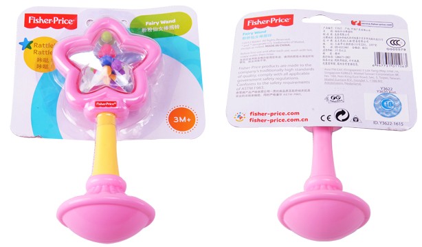 Y362 ของเล่นเด็กเขย่ามือ แบรนด์Fisher-Price(ฟิชเชอร์ไพรซ์) แท้ ชิ้นละ
