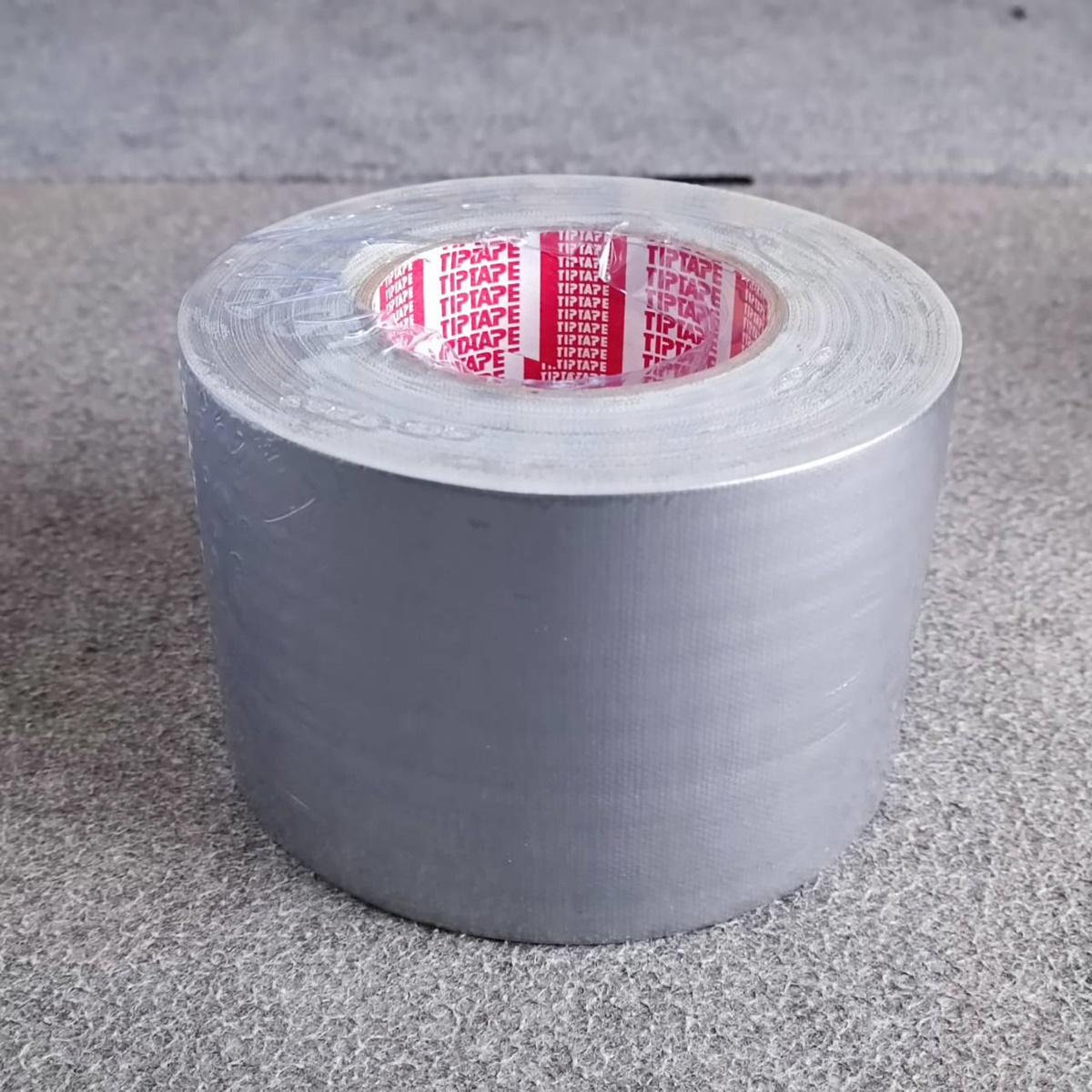 สีเทา แร็คซีน4นิ้ว 50หลา สีเทา SV เทปแร็คซีนม้วนใหญ่ เทปหนา แลคซีน เทปผ้า กระดาษกาวย่น ยาว50หลา เอไอ-ไพศาล