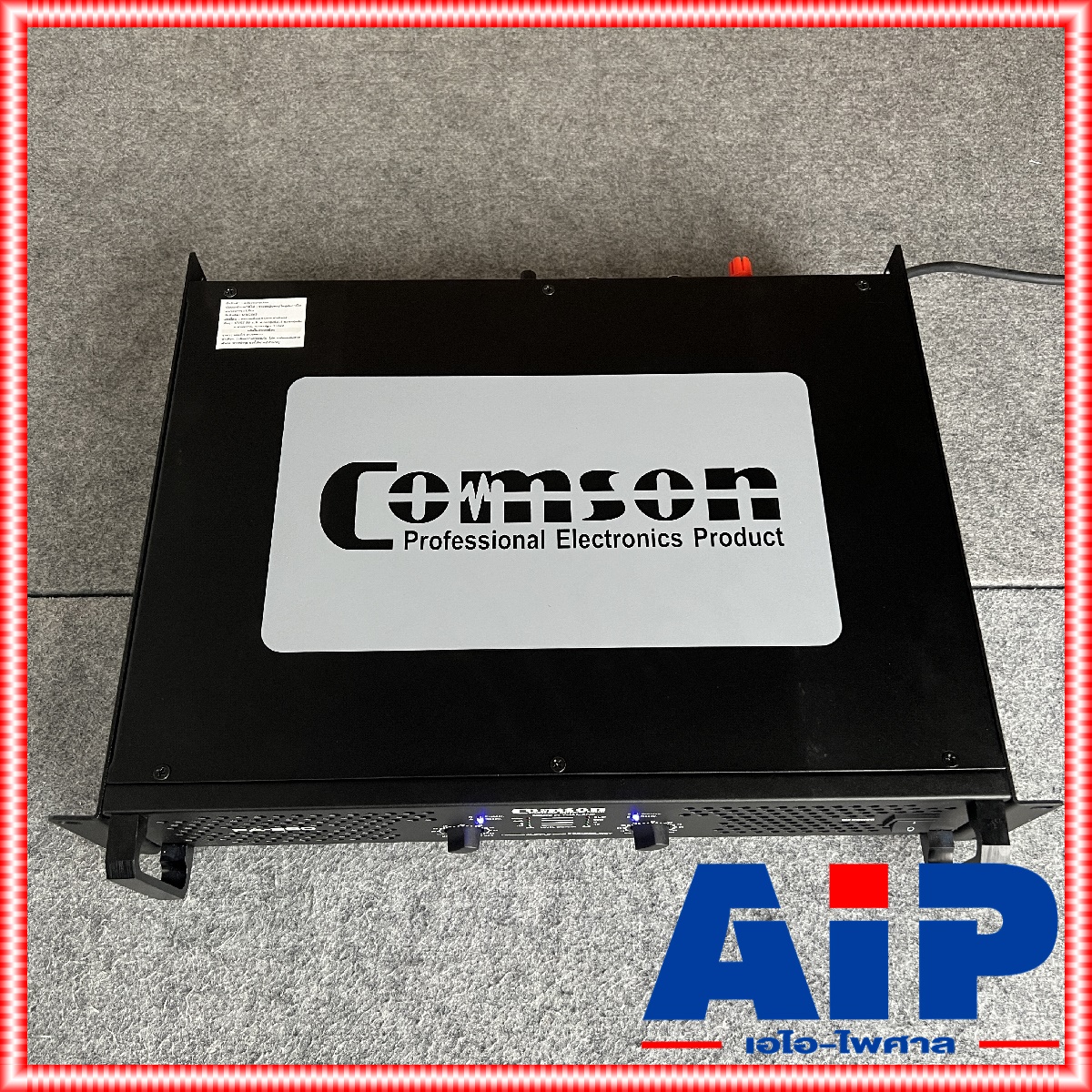 COMSON PA-200 poweramp เพาเวอร์แอมป์ แอมป์ PA 200 250+250วัตต์ RMS POWER AMP COM SON คมสันต์ เอไอ-ไพศาล