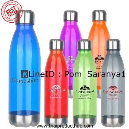 U85-012-CP-001_กระบอกน้ำพลาสติก, กระติกน้ำพลาสติก, ขวดน้ำพลาสติก, ขวดน้ำแบบต่างๆ, มีที่หิ้ว, มีแกนน้ำแข็ง, ทรงแกลลอน ของพรีเมี่ยม