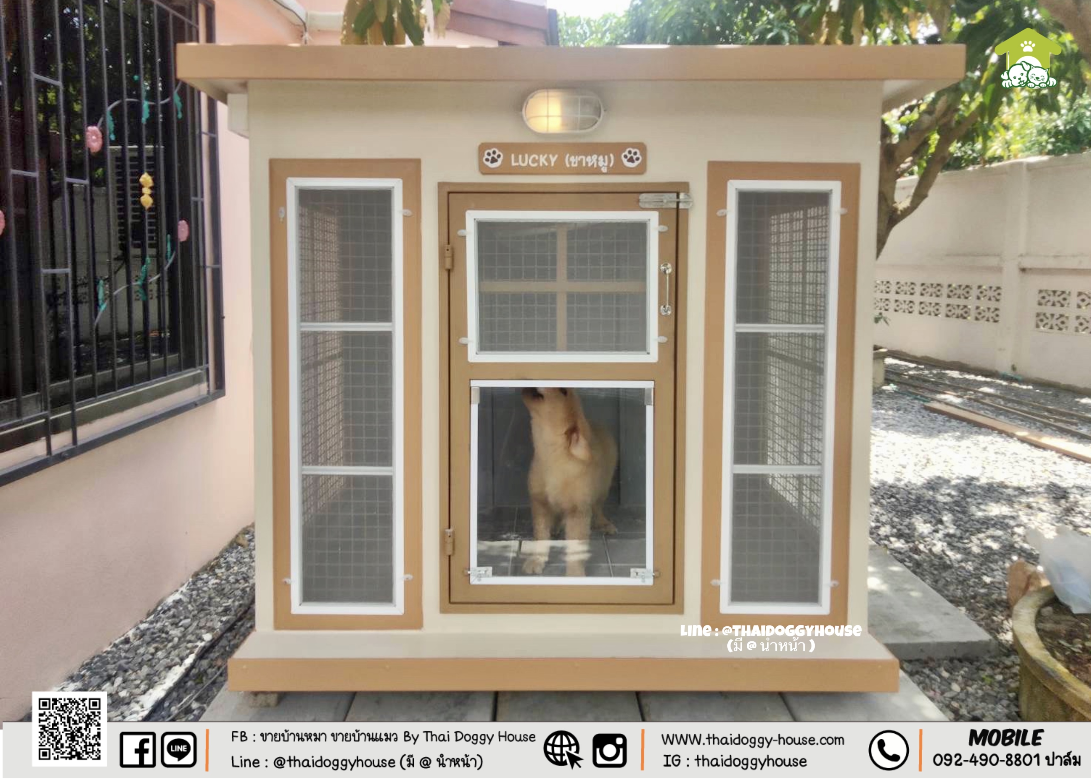 บ้านหมา บ้านแมว " 𝐁𝐎𝐗 𝐒𝐓𝐘𝐋𝐄 𝐁𝐘 𝐓𝐇𝐀𝐈 𝐃𝐎𝐆𝐆𝐘 𝐇𝐎𝐔𝐒𝐄 " &#x