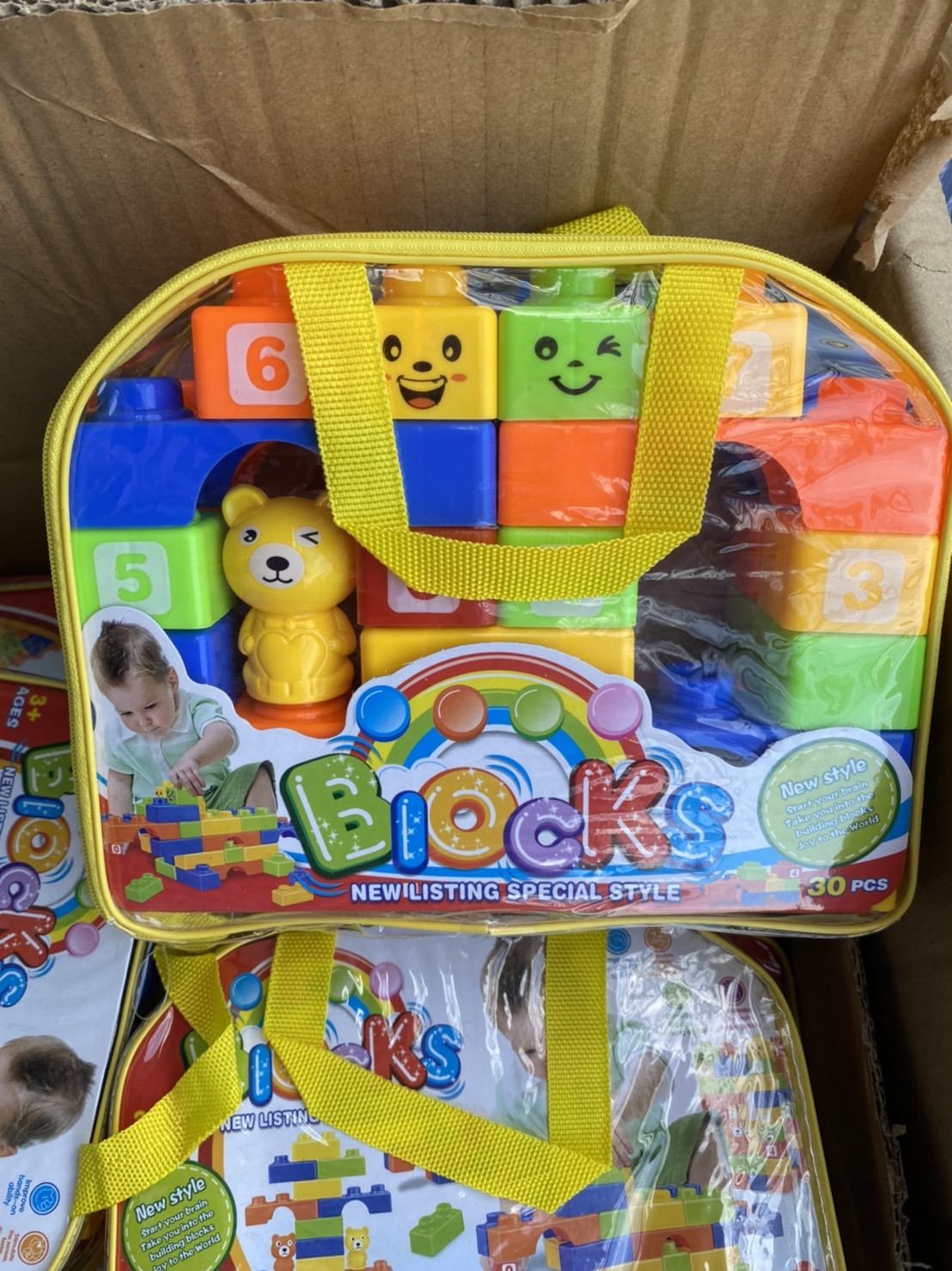 6688A ของเล่นเด็กบล็อกตัวต่อ 30 ชิ้นกระเป๋า ตัวต่อเด็ก ปลีกชิ้นละ. sale