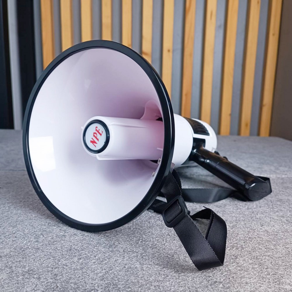 NPE SR-56 โทรโข่ง อัดเสียง ชาร์จแบตได้ USB Bluetooth Megaphone SR 56 SR56 เอไอ-ไพศาล