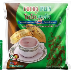 เครื่องดื่มรสโกโก้ชนิดผงผสมน้ำผึ้ง ( Cocoa Plus ) รับประทานง่ายเพียงชงกับน้ำอุ่น