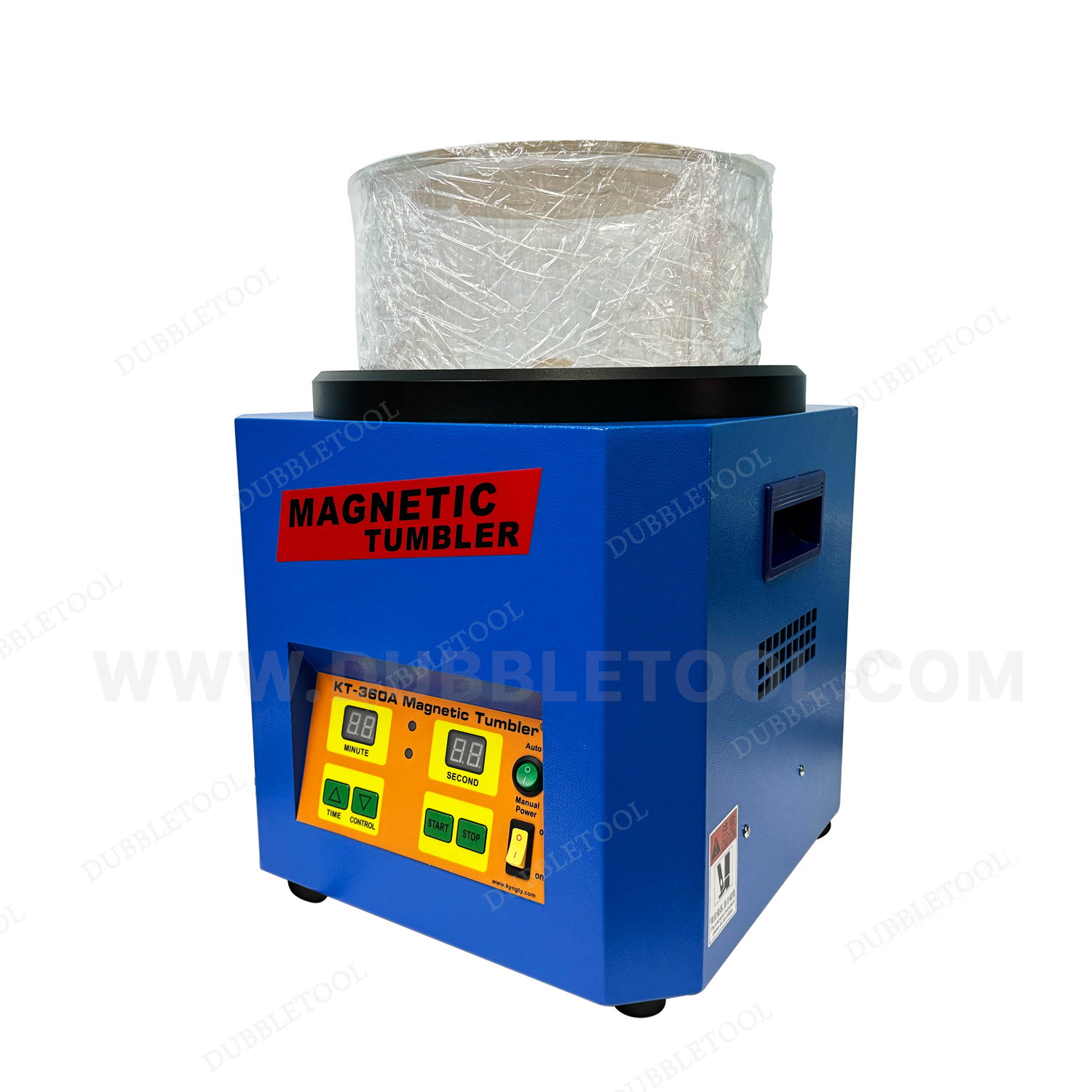 เครื่องร่อนเข็มแม่เหล็ก เครื่องร่อนเข็ม รุ่น KT-360A Rolling Tumbler Barrel 1.3Kg