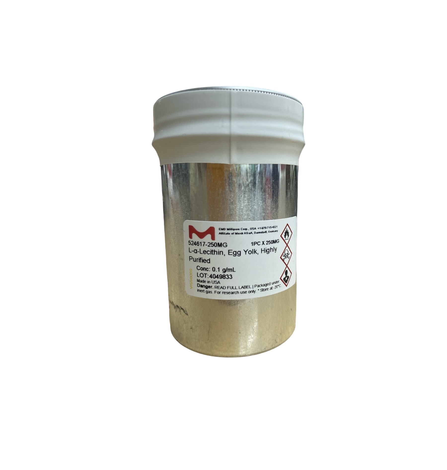 L-α-Lecithin, Egg Yolk, Highly Purified, 250 mg -sigma aldrich