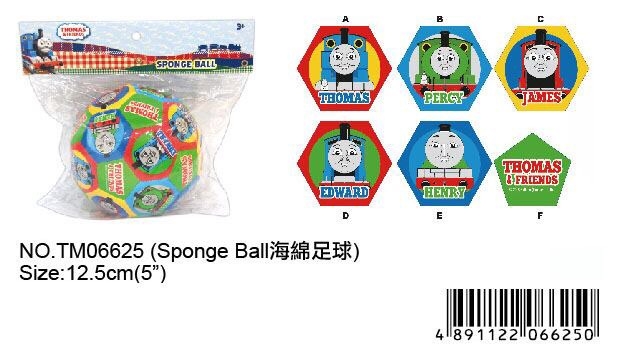 TM06625 ลูกบอลนิ่มลายโทมัส ลิขสิทธิ์ถูกต้อง (ของหมด)