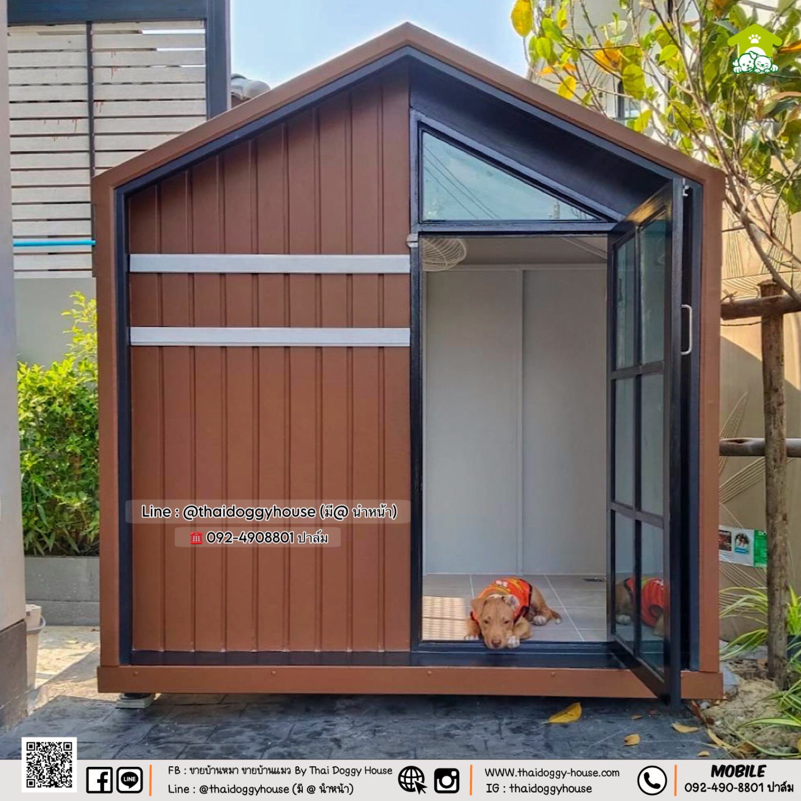 𝗠𝗜𝗡𝗜𝗠𝗔𝗟 𝗦𝗧𝗬𝗟𝗘 บ้านหมา บ้านแมว " 𝐓𝐇𝐀𝐈 𝐃𝐎𝐆𝐆𝐘 𝐇𝐎𝐔𝐒E