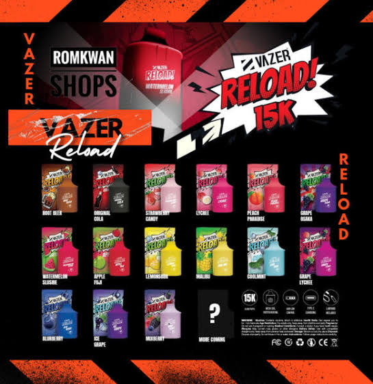 Vazer Reload 15K ตัวเครื่องเปล่า เครื่องพร้อมหัว