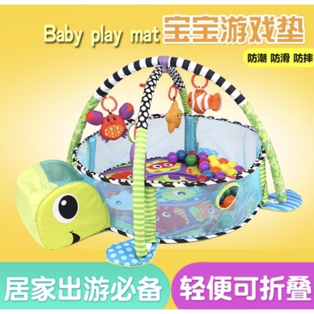 63530-0CG000821 ของเล่นเด็กโมบายเพลยิมเต่าพร้อมบอล กล่องใหญ่