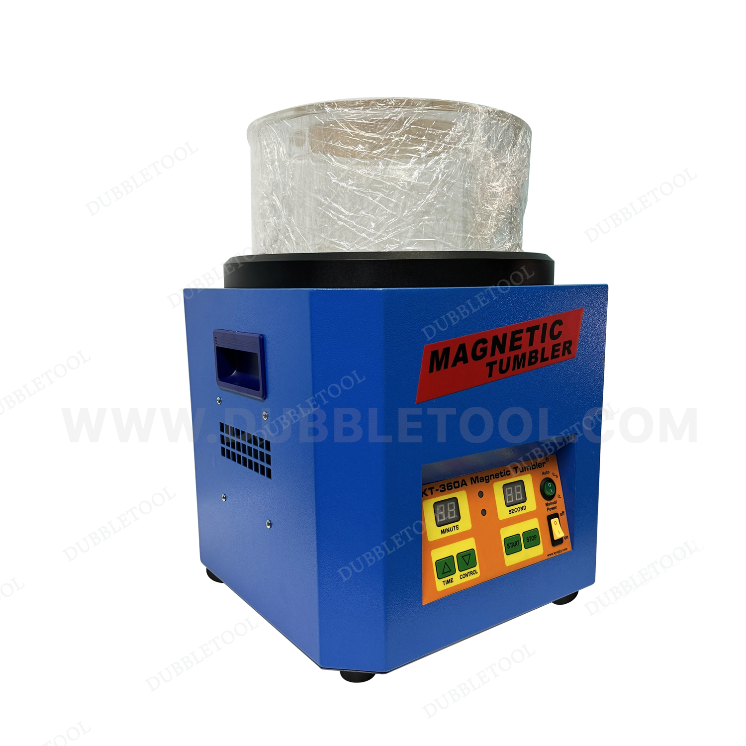 เครื่องร่อนเข็มแม่เหล็ก เครื่องร่อนเข็ม รุ่น KT-360A Rolling Tumbler Barrel 1.3Kg