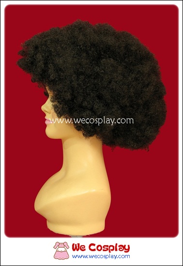 วิกผมอะโฟร วิกผมหยิกฟู สีดำ Black Afro Fancy Wig