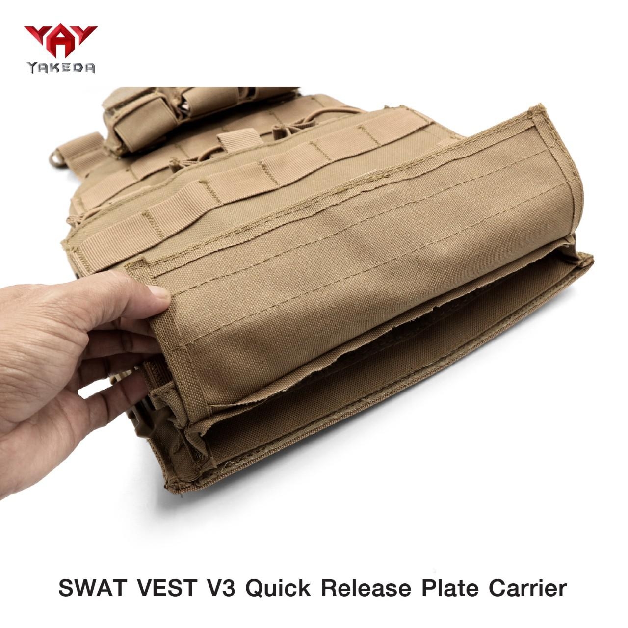 เสื้อเกราะ Swat Vest V3 มาพร้อมระบบปลดไว Quick Release﹝Tactical Vest﹞