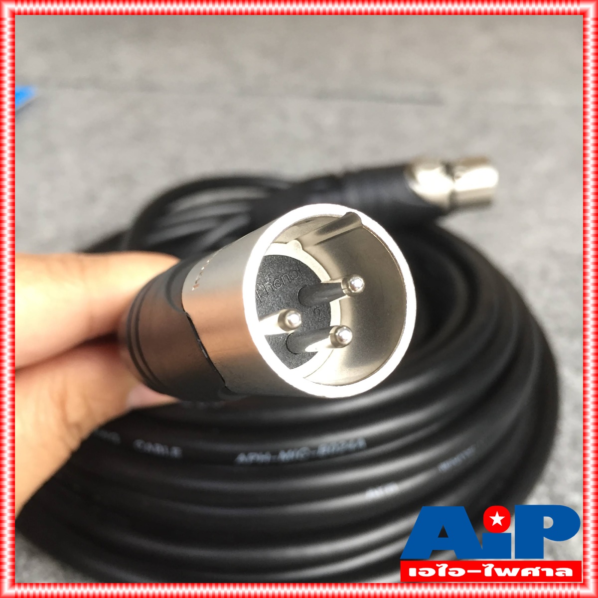 10เมตร AMPHENOL สาย XLRผู้-เมีย 10M CA03-04-C-010 สาย cannon ผู้ ออก cannon เมีย ความยาว 10เมตร สายสัญญาณ XLR ผู้ - XLR เมีย