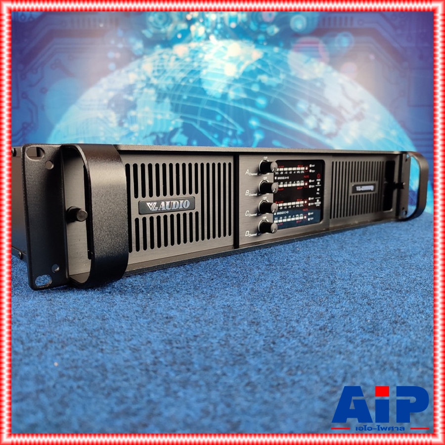 VL-AUDIO VL-20000Q poweramp 4CH เพาเวอร์แอมป์คลาส TD 4 แชแนล ทนทานไม่กลัวไฟตก น้ำหนักเบาระบบสวิตชิ่ง VL AUDIO VL 20000 Q VL20000Q เอไอ-ไพศาล
