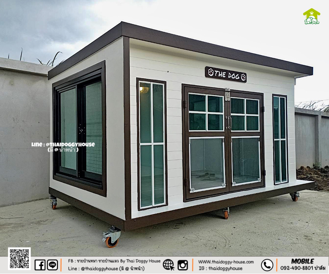 บ้านหมา บ้านแมว " 𝐁𝐎𝐗 𝐒𝐓𝐘𝐋𝐄 แบบกระจก