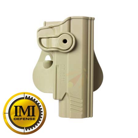 Polymer Retention Gun Holster for PT1911 & PT1911 with rail - TAN