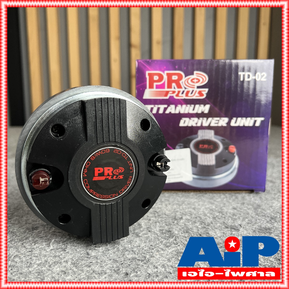 yyy 1ดอก PRO PLUS TD02 ไดร์เวอร์เสียงแหลม TD-02 TD 02 แบบเกลียว ลำโพงเสียงแหลม PROPLUS ลำโพงแหลม เสียงแหลม เกลียว วอยซ์44mm