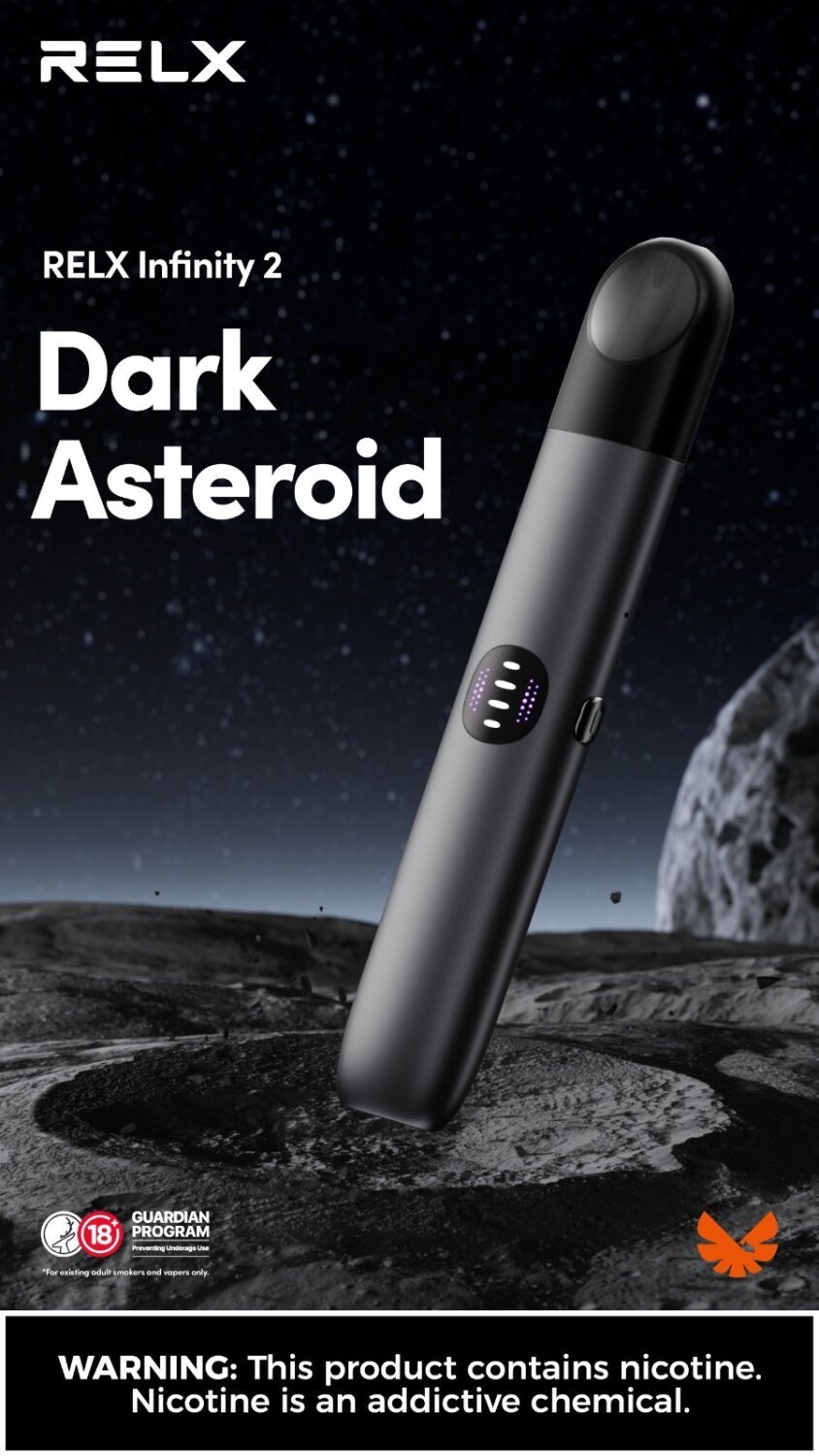 📌สุ่มแถมเคส Relx Infinity 2 Pod Device เครื่องเปล่าพร้อมสายชาร์จ 440mAh