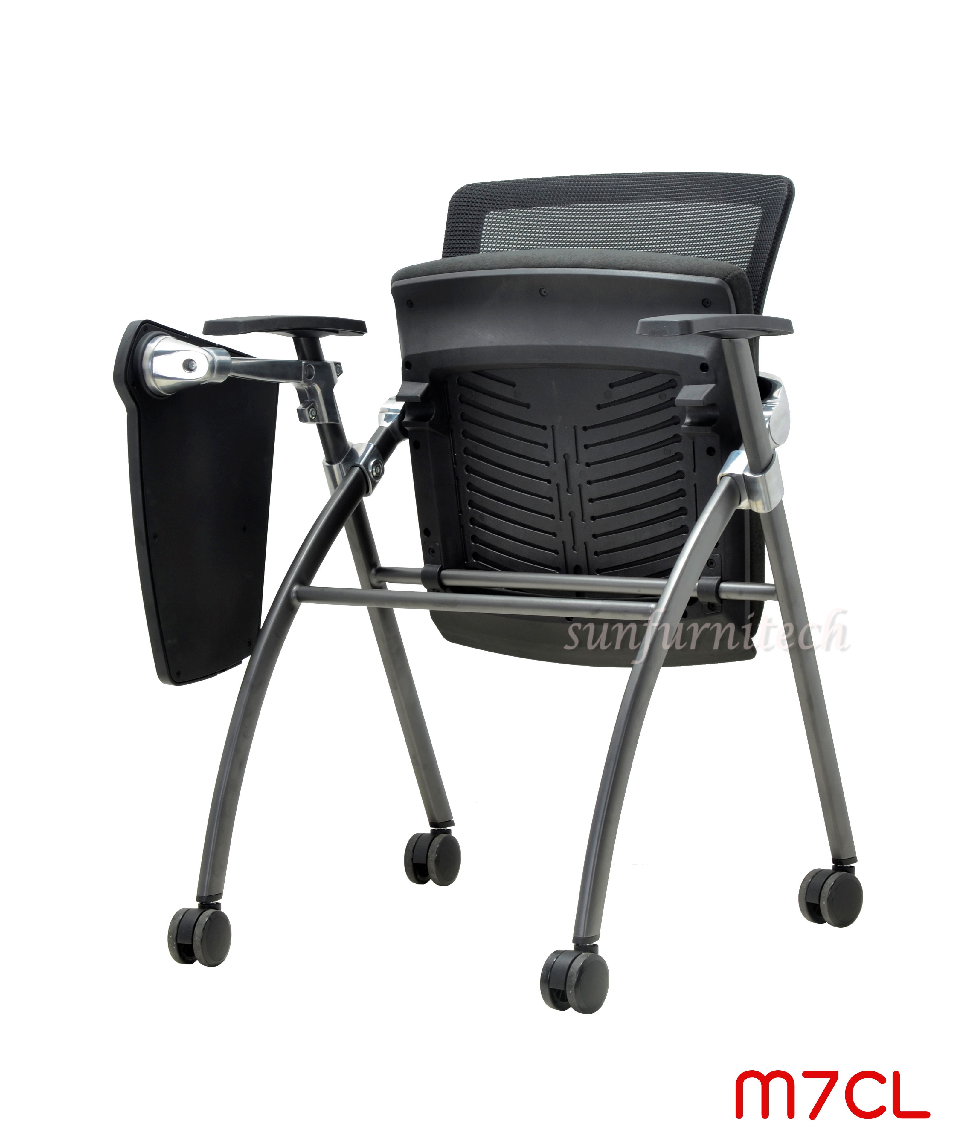เก้าอี้เลคเชอร์ , เก้าอี้สำนักงานมีเลคเชอร์, เก้าอี้เลคเชอร์ผ้าตาข่าย มีล้อ MO-TECH (Taiyo) รุ่น M7CL