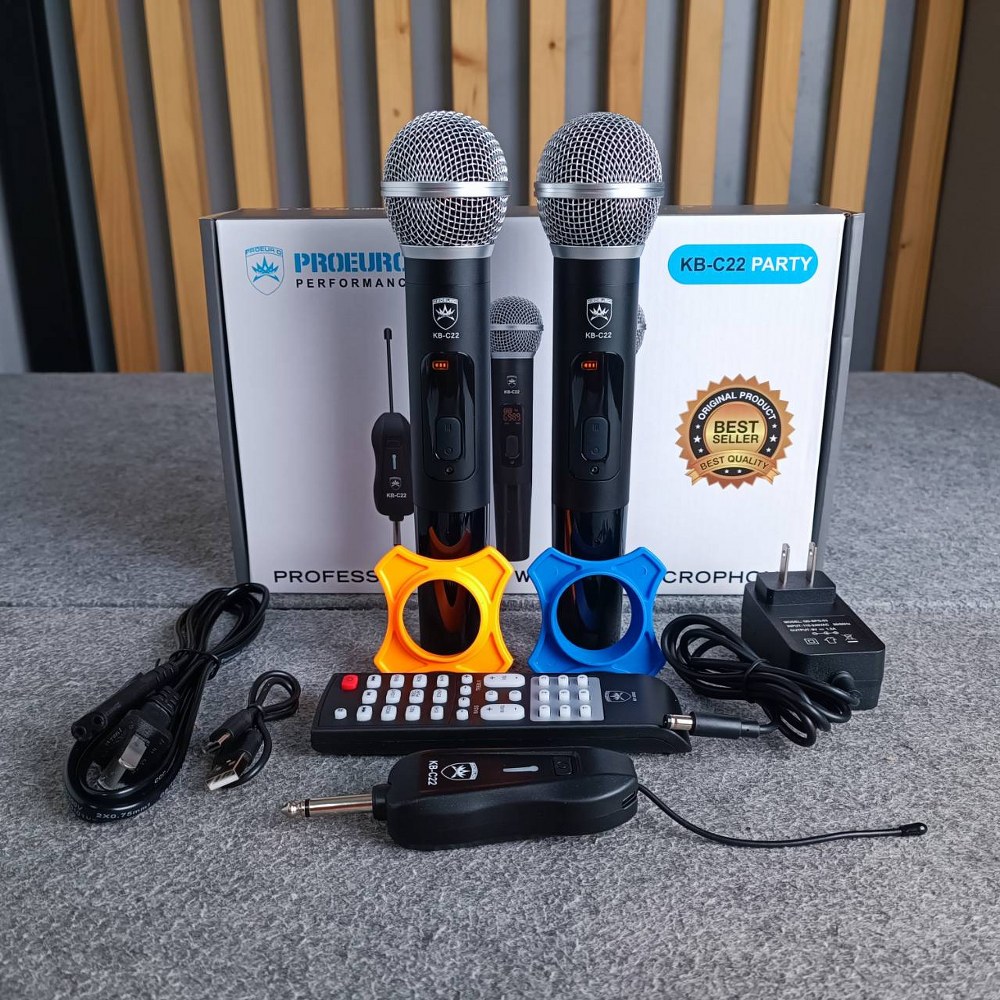 PROEUROTECH KF-10SE ตู้ลำโพง PARTY 10นิ้วx2 พร้อมไมค์ลอย KF 10SE KF10SE ลำโพงล้อลาก+ไมค์ลอย ตู้ลำโพงมีแอมป์ในตัว 10นิ้ว 2ทาง มีไฟกระพริบตามเสียงเพลง PROEURO TECH เอไอ-ไพศาล