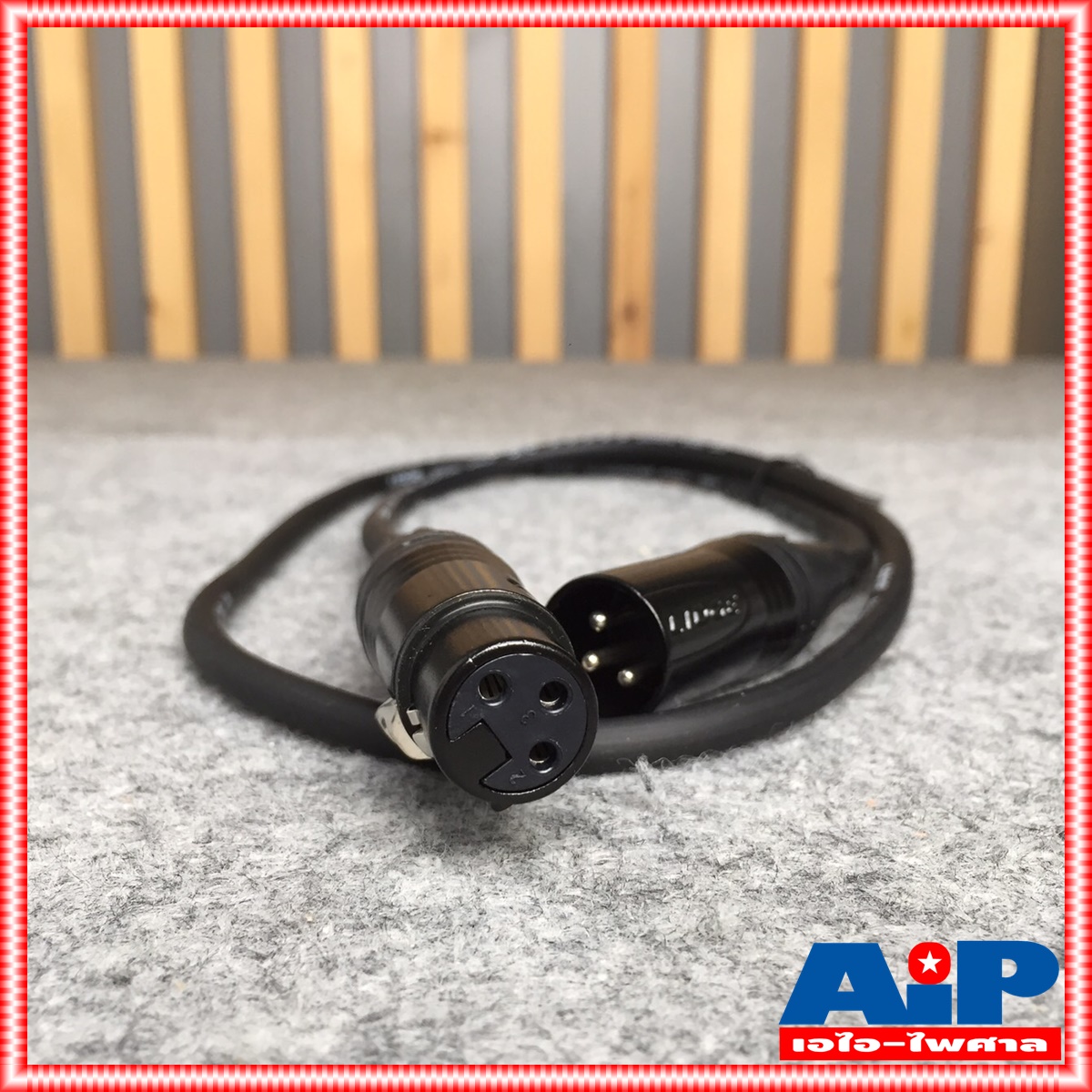 (แพ็ค1เส้น) LIDGE YM-381 สายXLR เมีย-ผู้(CANNONหัวท้าย) YM381 สาย1เมตร สายXLR หัวท้าย YM 381 สาย XLR ผู้ ออก XLR เมีย 1M สาย cannon หัวท้าย ผู้-เมีย เอไอ-ไพศาล