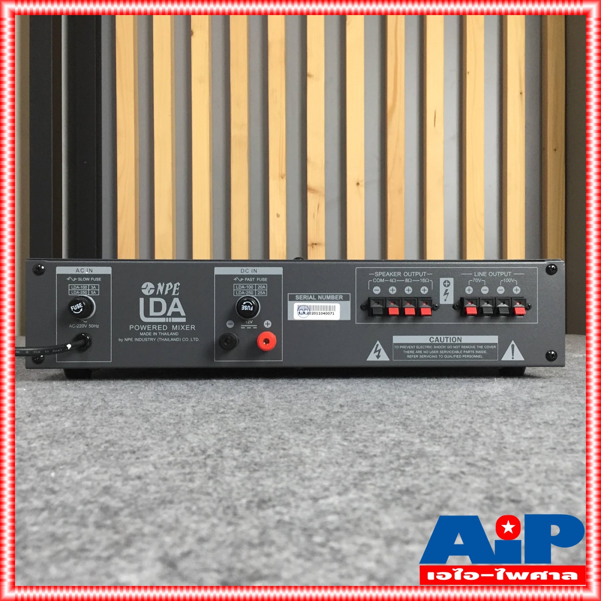 NPE LDA100 AC/DC POWERMIXER LINE lda-100 POWERMIX LDA-100 แอมป์เสียงตามสาย ใช้ได้ทั้งไฟบ้าน 220V ไฟรถ DC12V เอ็นพีอี +++
