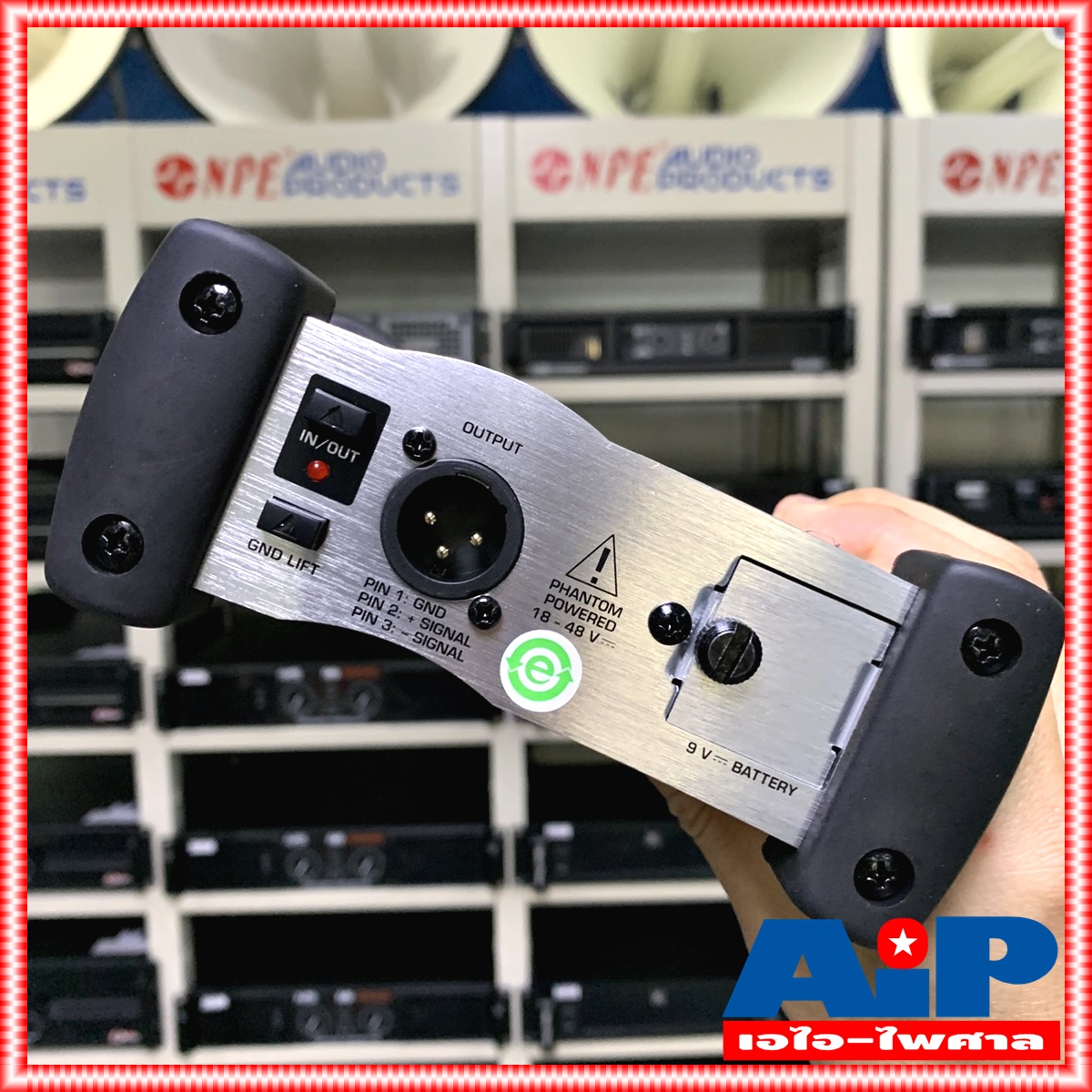 BEHRINGER DI-100 ULTRA DI-BOX กล่องป้องกันเสียงรบกวน กล่อง DI100 DI BOX di 100 +++