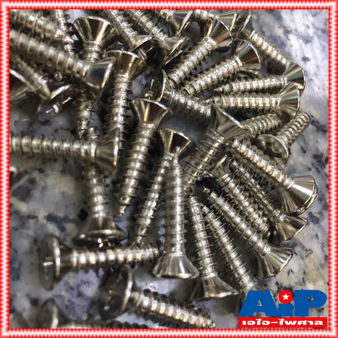 ถุง20ตัว สกรู FH 8X3/4" สกรู8X3/4นิ้ว น็อต สกรู น็อต อุปกรณ์ประกอบตู้ ประกอบลำโพง