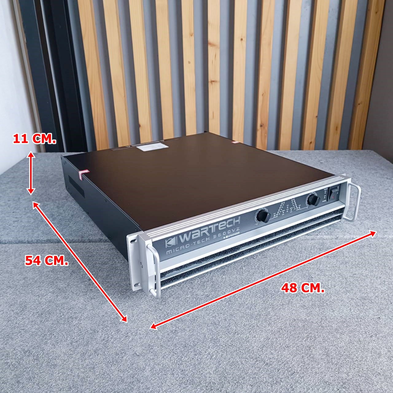 WARTECH MICRO TECH 3600 VZ POWERAMP เพาเวอร์แอมป์ เครื่องเสียง เครื่องขยายเสียง แอมป์ขยาย 3600VZ เพาเวอร์แอมป์3600VZ