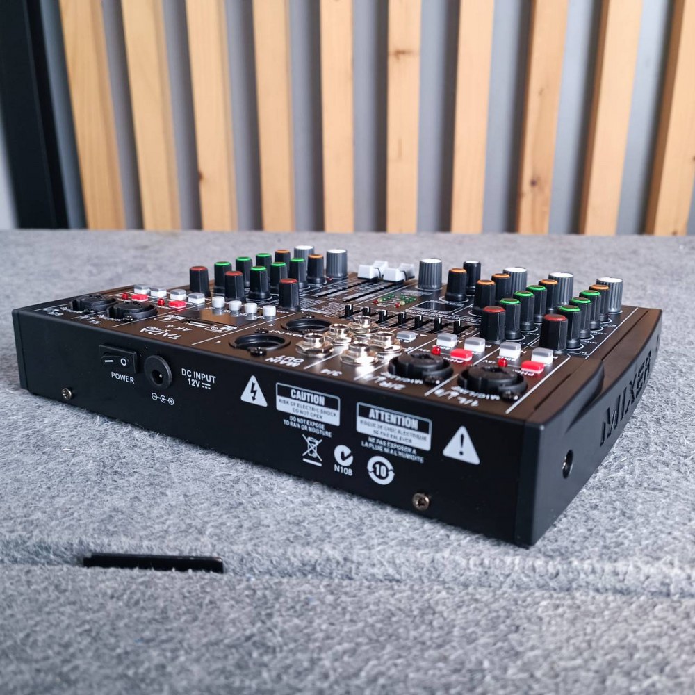 TADA AK-6 MIXER มิกเซอร์ มิกเซอร์อนาล็อก 6 แชนแนล มิกซ์ เครื่องผสมสัญญาณเสียง ธาดา AK 6 AK6 เอไอ-ไพศาล