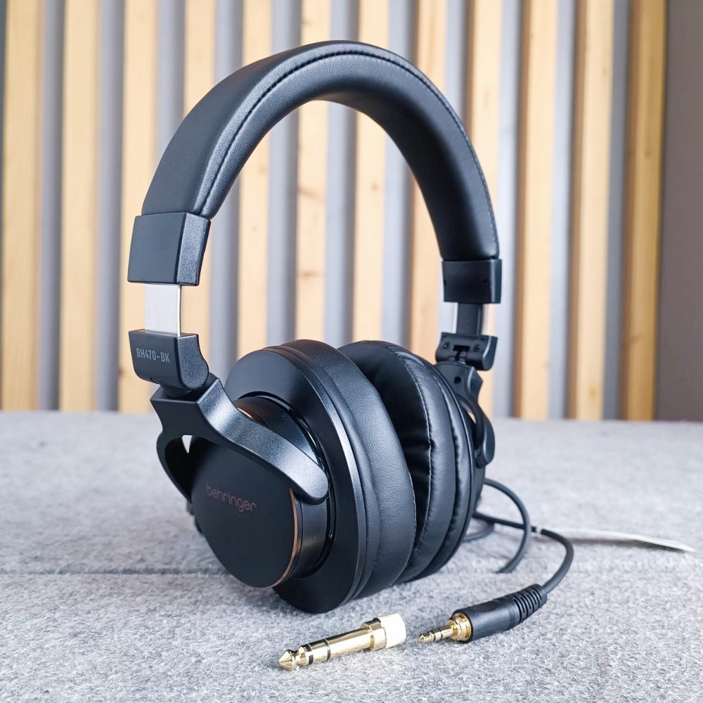 สีดำ BEHRINGER BH-470 หูฟัง BH470 HEADPHONE BH 470 หูฟังครอบหู มอนิเตอร์ สตูดิโอ เอไอ-ไพศาล +++