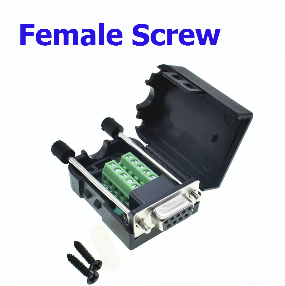 RS485 RS232 transfer-free Male Female Signals terminals connector D-sub 9Pin