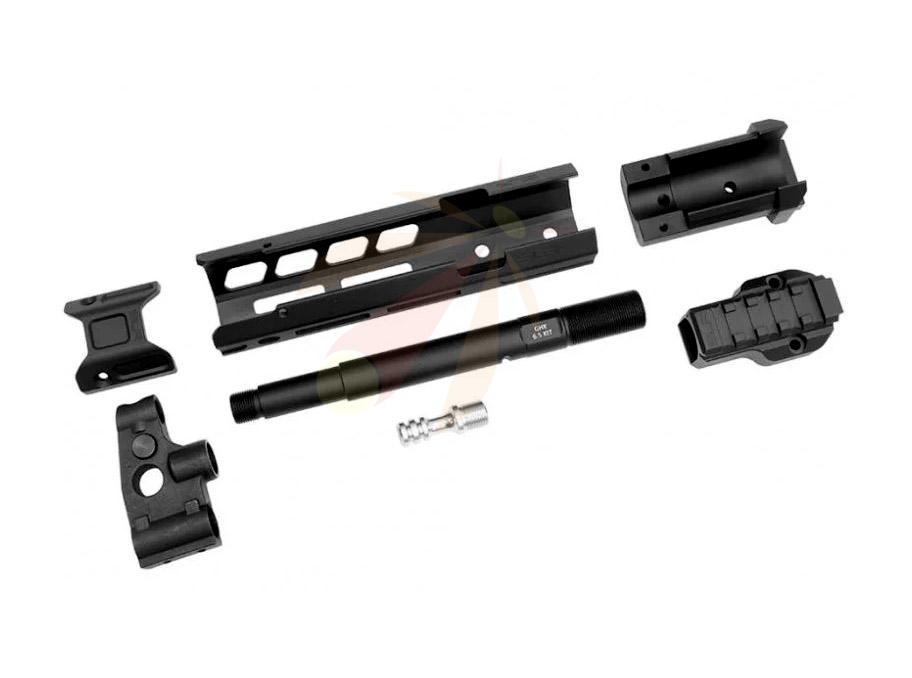 Dytac (SLR Rifleworks) ION Lite 6.5 inch Extended M lok Handguard Full Kit For GHK AK GBB Airsoft Gun
