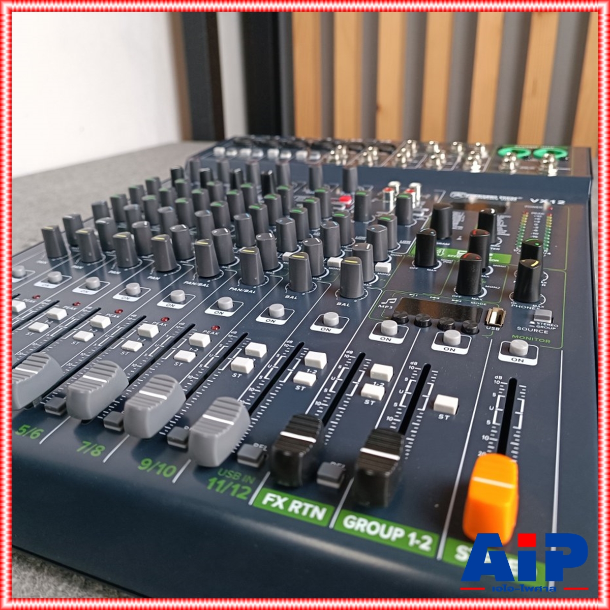 PROEUROTECH VX-12 MIXER มิกซ์ โปรยูโรเทค มิกเซอร์ 12 ช่อง เอฟเฟคแท้ รองรับ USB และ บูลทูธ VX12 PRO EUROTECH เอไอ-ไพศาล