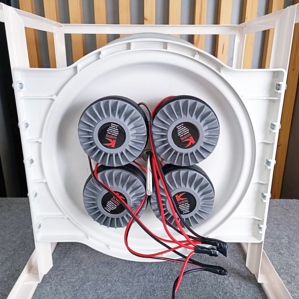 K.POWER HK-214 ปากฮอร์นอลู 4ยูนิต 4แกน 21นิ้ว อลู พร้อมยูนิต มีโครงเหล็กล้อมรอบ พร้อมใช้งาน KA-200 K POWER HK 214 มียูนิตฮอร์น พร้อมใช้ เสียงตามสาย หอกระจายข่าว KPOWER HK214 เอไอ-ไพศาล