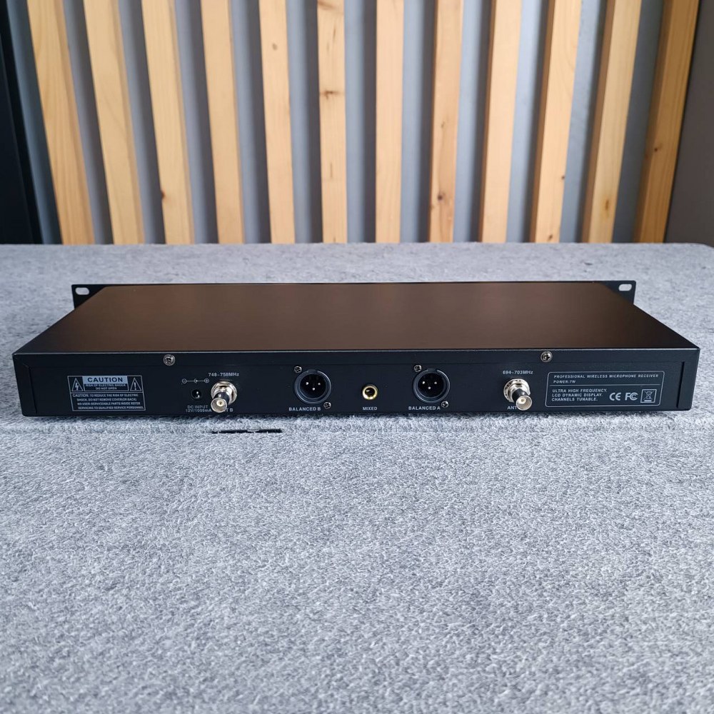 NPE UW-111/MH-58/MH-58 ไมค์ลอยคู่ ไมโครโฟนไรสาย คลื่นความถี่ใหม่ UHF (694-703MHz/748-758MHz) UW 111 / MH 58 เอไอ-ไพศาล